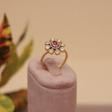 Kundan Finger Ring