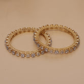 American Diamond Pachheli Bangle