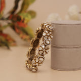 Luxury Moissanite Kundan Kada Bangle