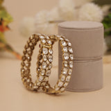 Moissanite Kundan Premium Bangle