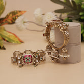 Antique Swarovski Jhumka Latkan Bangle