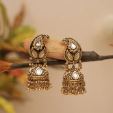 Antique Gold Jhumka Earring