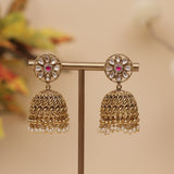 Antique Gold Jhumka Earring