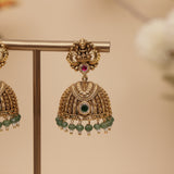 Antique Gold Jhumka Earring
