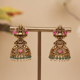Antique Gold Jhumka Earring