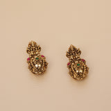Antique Gold Kundan Earring