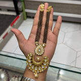 Antique Kundan 36 Inch Long Mangalsutra