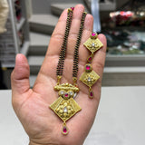 Antique Swarovski 24 inch Mangalsutra Set