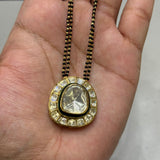 Moissanite Kundan 24 Inch premium Mangalsutra