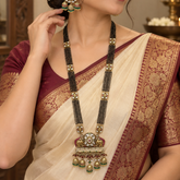 Antique Kundan 36 Inch Long Mangalsutra Set