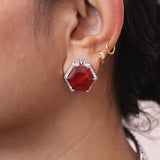 Modern American Diamond Choker Necklase Set