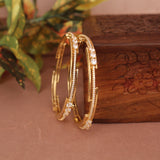 Cubic Zirconia Gold Plated AD Bangle