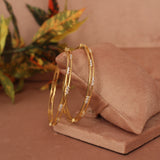 Cubic Zirconia Gold Plated AD Bangle