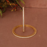 Cubic Zirconia Gold Plated AD Bangle