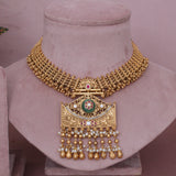 Antique Chandan Patta Necklace set
