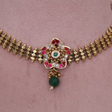 Antique Chandan Patta Choker Necklace set
