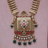 Antique Gold Swarovski Necklace Set