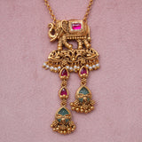 Antique Heritage Lariat Necklace Set