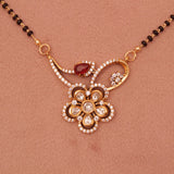 Short Daily wear Kundan Mangalsutra 18 Inch