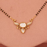 Short Daily wear Kundan Mangalsutra 18 Inch