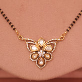 Short Daily wear Kundan Mangalsutra 18 Inch