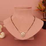 Short Daily wear Kundan Mangalsutra 18 Inch