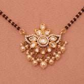 Short Daily wear Kundan Mangalsutra 18 Inch