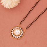 Short Daily wear Kundan Mangalsutra 18 Inch