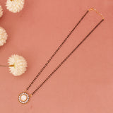 Short Daily wear Kundan Mangalsutra 18 Inch