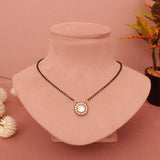 Short Daily wear Kundan Mangalsutra 18 Inch