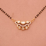 Short Daily wear Kundan Mangalsutra 18 Inch