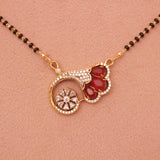 Short Daily wear Kundan Mangalsutra 18 Inch