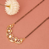 Short Daily wear Kundan Mangalsutra 18 Inch