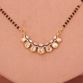 Short Daily wear Kundan Mangalsutra 18 Inch