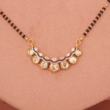 Short Daily wear Kundan Mangalsutra 18 Inch