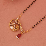 Short Daily wear Kundan Mangalsutra 18 Inch