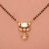 Short Daily wear Kundan Mangalsutra 18 Inch