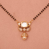 Short Daily wear Kundan Mangalsutra 18 Inch