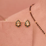 Short Daily wear Kundan Mangalsutra 18 Inch