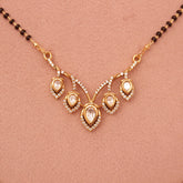 Short Daily wear Kundan Mangalsutra 18 Inch