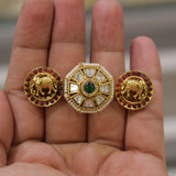 Antique Gold 2 Finger's Ring