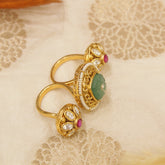 Antique Gold 2 Finger's Ring