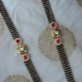 Kundan Antique Long Mangalsutra Set