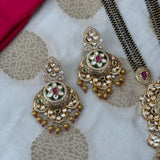 Kundan Antique Long Mangalsutra Set