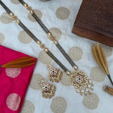 Kundan Antique Long Mangalsutra Set