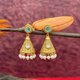 Antique Gold Jhumka Earring