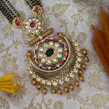 Kundan Long Mangalsutra Set