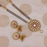 mangalsutra set with earrings jhumka