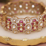 polki kundan bangle kada