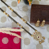 polki kundan mangalsutra